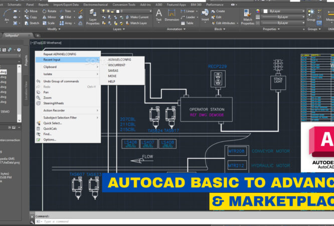 AutoCAD Basic to Advance & Marketplace